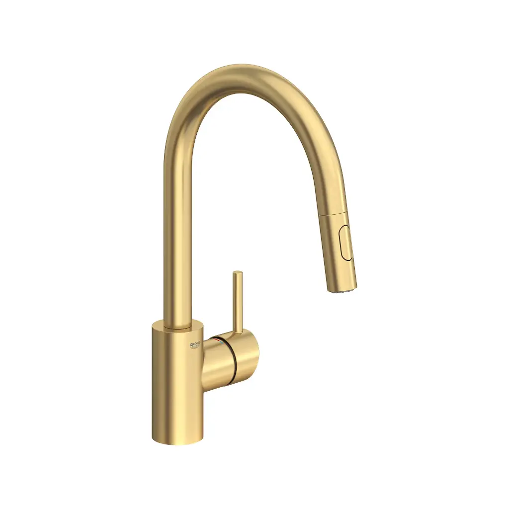 Grohe 32665GN3 Concetto Dual Spray Pull-Down Kitchen Faucet Brushed Cool Sunrise