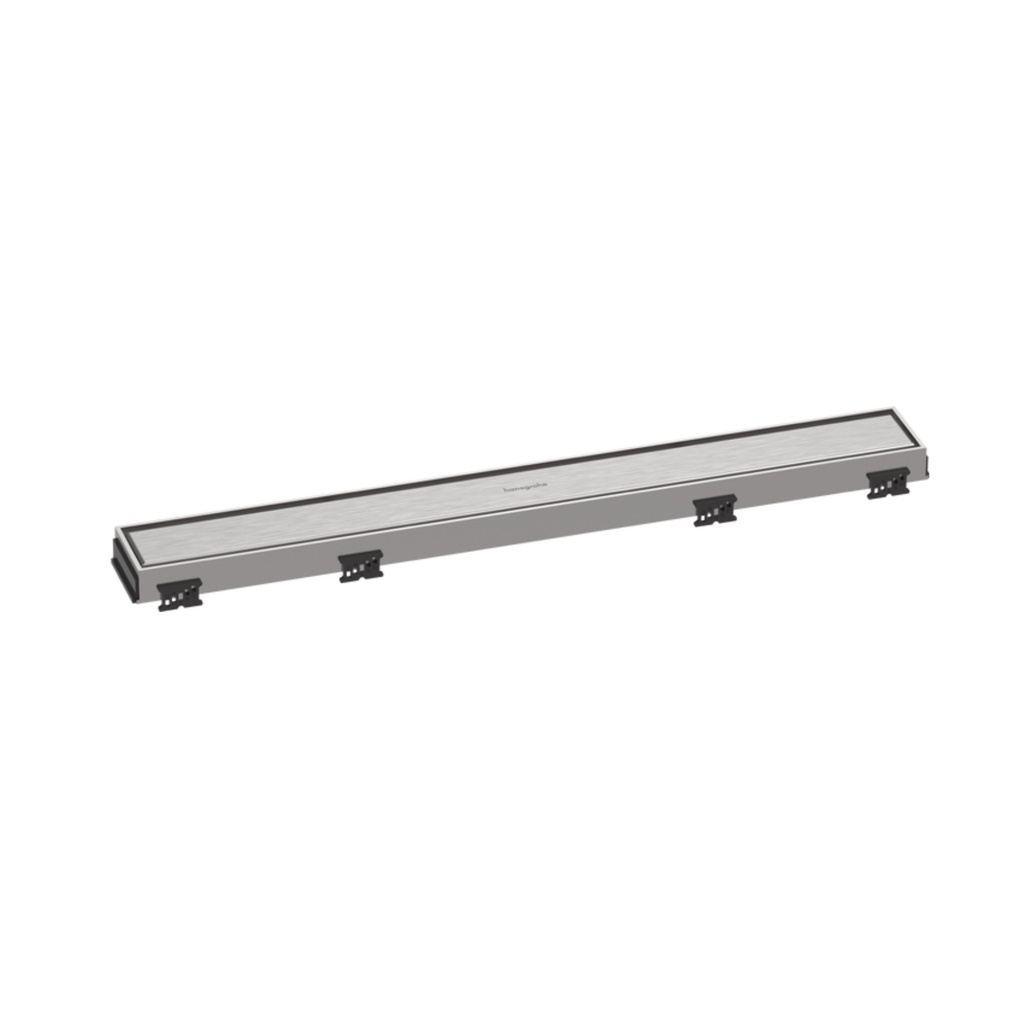 Hansgrohe 56036801 Raindrain Match Trim Zero/ Tile 23 5/8" Brushed Stainless Steel