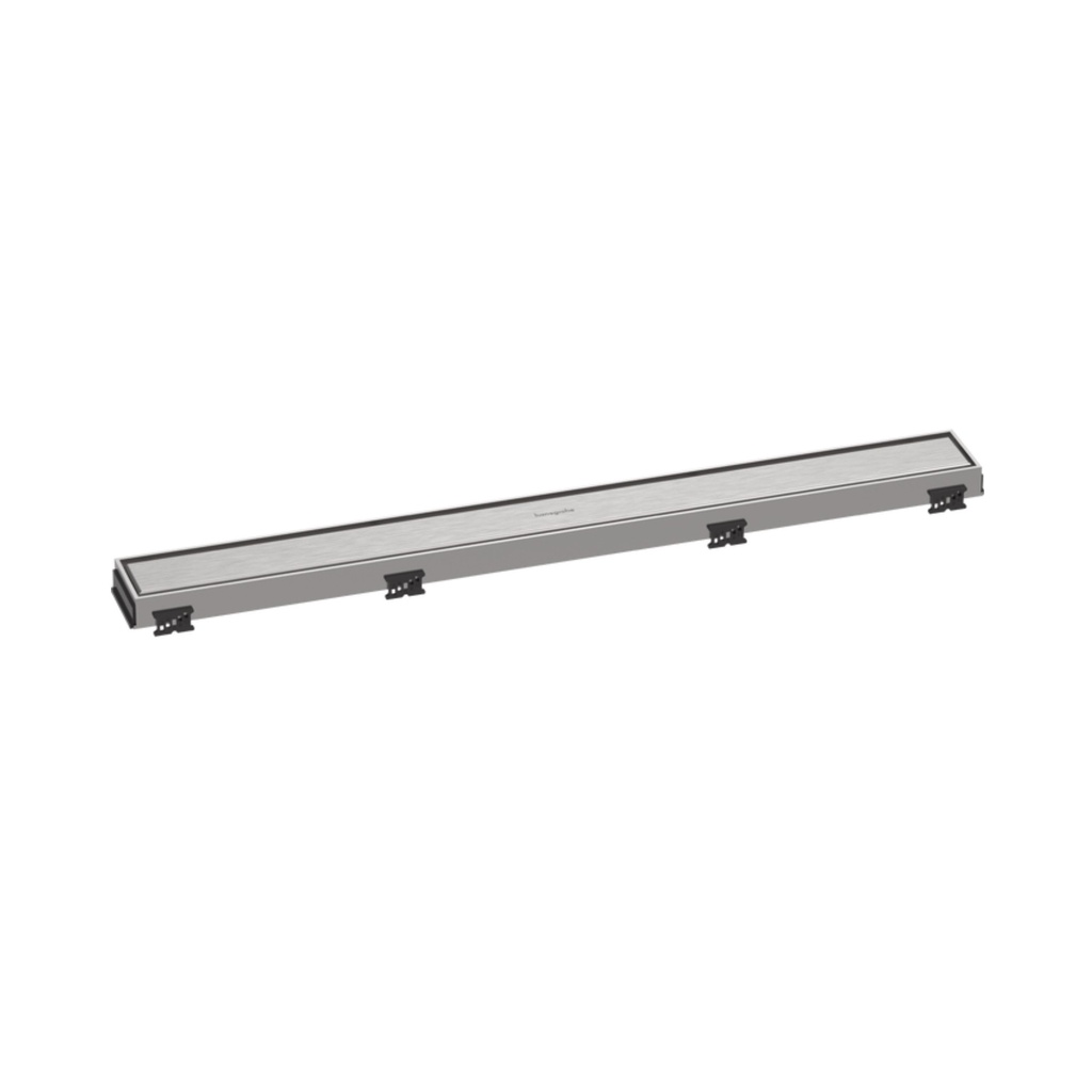 Hansgrohe 56037801 Raindrain Match Trim Zero/ Tile 27 5/8" Brushed Stainless Steel
