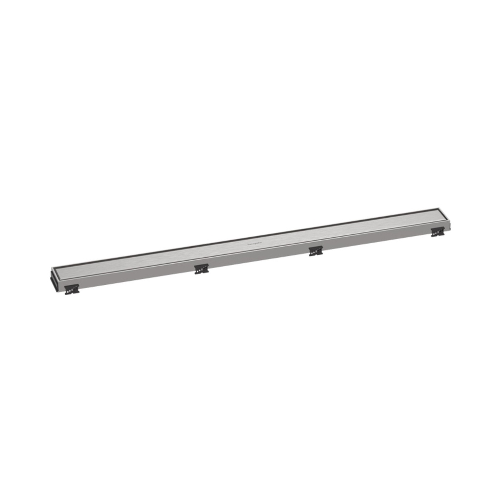 Hansgrohe 56040801 Raindrain Match Trim Zero/ Tile 35 1/4" Brushed Stainless Steel