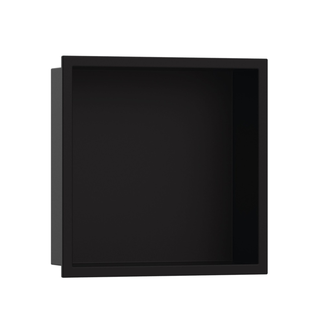 Hansgrohe 56061670 Xtrastoris Original Wall Niche With Integrated Frame 12"X 12 Matte Black