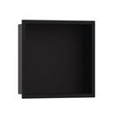 Hansgrohe 56061670 Xtrastoris Original Wall Niche With Integrated Frame 12"X 12 Matte Black