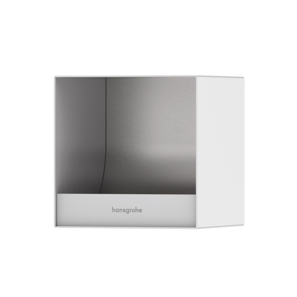 Hansgrohe 56065700 Xtrastoris Original Recessed Toilet Paper Holder Matte White