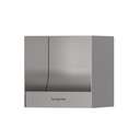 Hansgrohe 56065800 Xtrastoris Original Recessed Toilet Paper Holder Brushed Stainless Steel