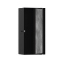 Hansgrohe 56082670 Xtrastoris Rock Wall Niche With Tileable Door Matte Black