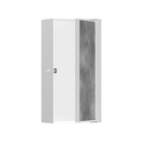 Hansgrohe 56082700 Xtrastoris Rock Wall Niche With Tileable Door Matte White