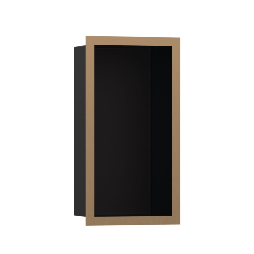 Hansgrohe 56095140 Xtrastoris Individual Wall Niche Matte Black With Design Frame Matte Black