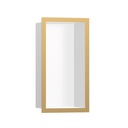 Hansgrohe 56096990 Xtrastoris Individual Wall Niche Matte White With Design Frame Polished Gold Optic