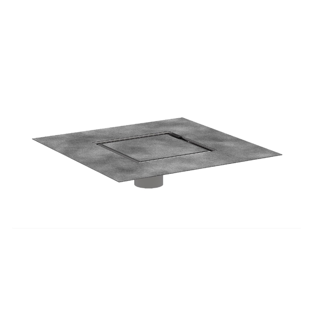 Hansgrohe 56137001 Raindrain Brilliance Point Drain Set 6"X 6" Trim
