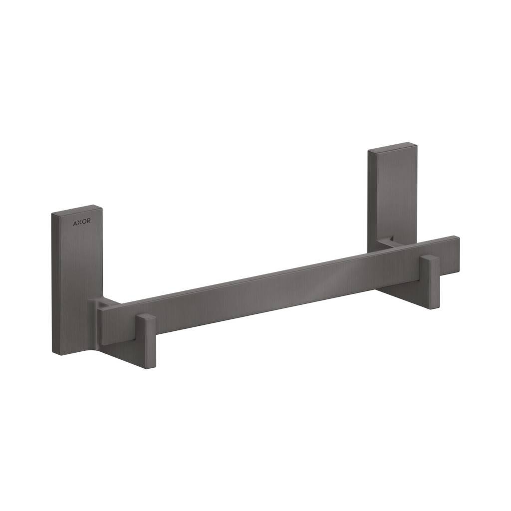 Hansgrohe 42613340 Axor Universal Rectangular Towel Bar 12" Brushed Black Chrome