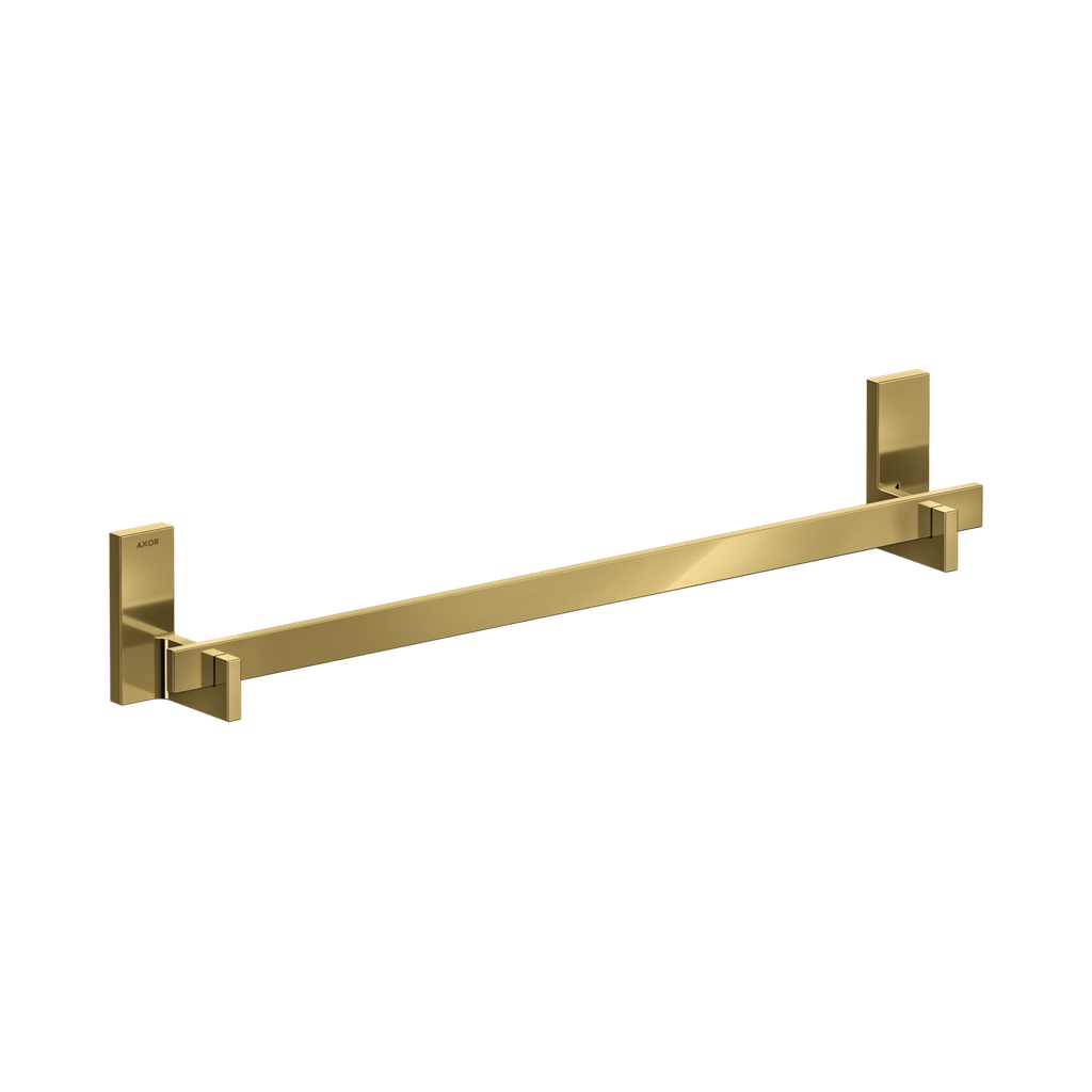 Hansgrohe 42661990 Axor Universal Rectangular Towel Bar 24" Polished Gold Optic