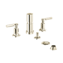 Brizo 68476-PN Invari Widespread Bidet Faucet Brilliance Polished Nickel