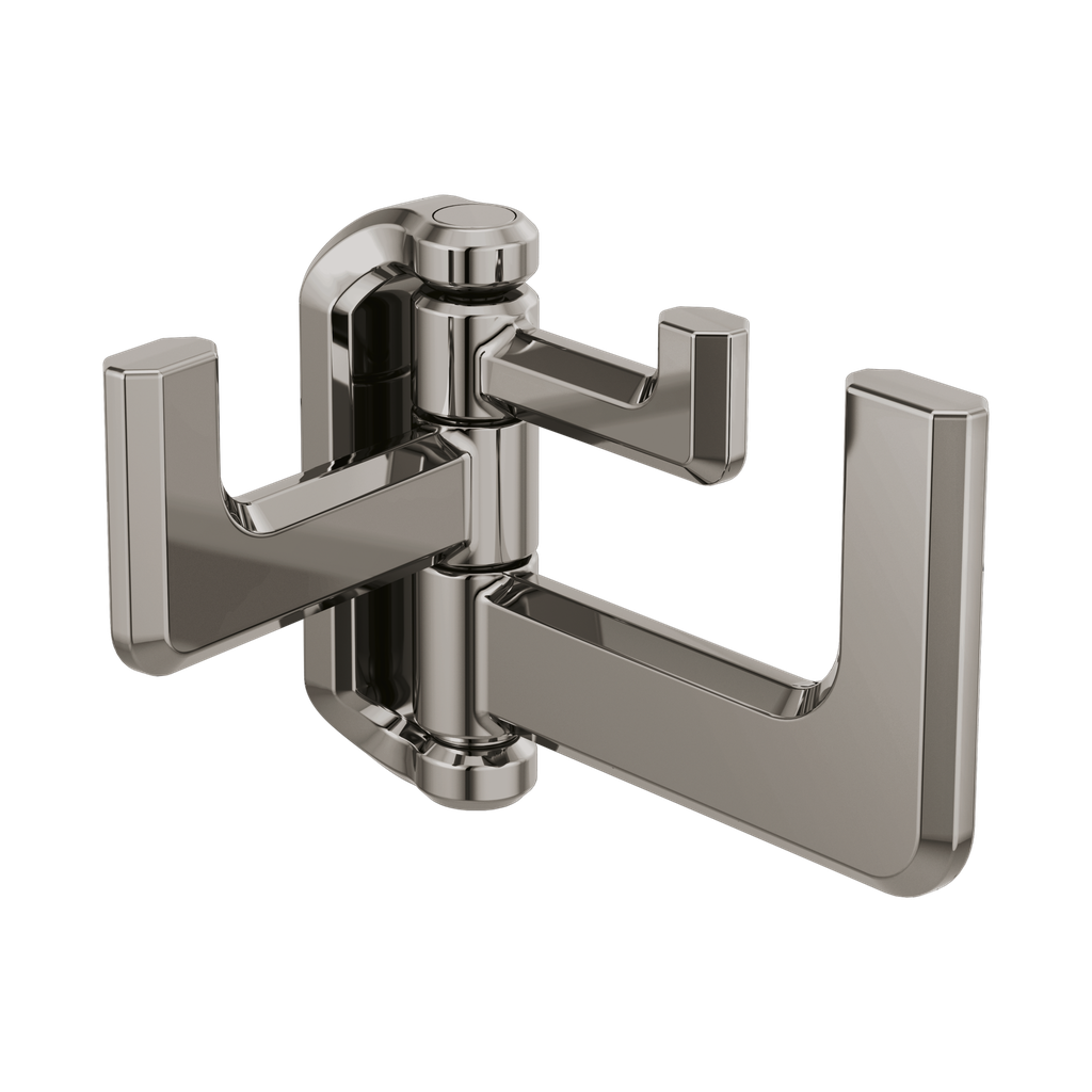Brizo 693597-BNX Levoir Hinged Robe Hook Brilliance Black Onyx