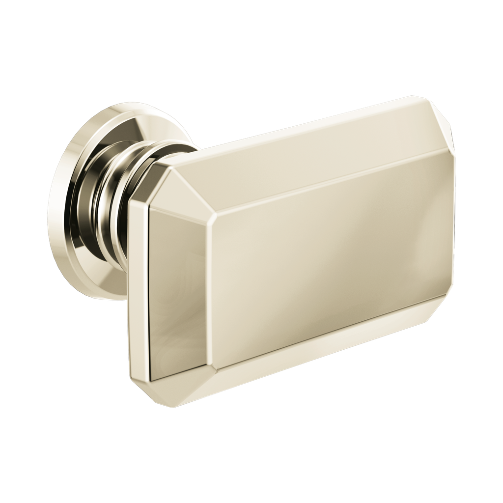 Brizo 699276-PN Invari Drawer Knob With Crystal Accent Brilliance Polished Nickel