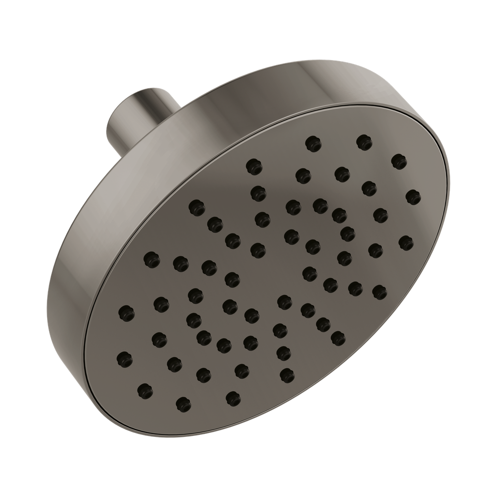 Brizo 82392-BNX Essential 5" Linear Round Wall Mount 1.75 GPM Shower Head Brilliance Black Onyx
