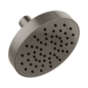 Brizo 82392-BNX Essential 5" Linear Round Wall Mount 1.75 GPM Shower Head Brilliance Black Onyx