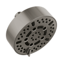 Brizo 87292-BNX-2.5 Essential 5” Linear Round H2Okinetic 2.5 GPM Shower Head Brilliance Black Onyx