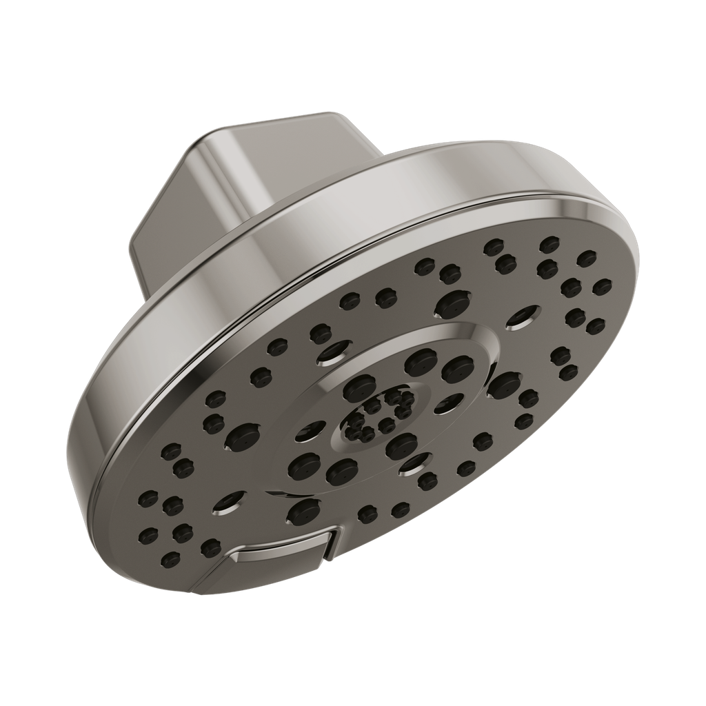 Brizo 87498-BNX Levoir Round Multi-Function Showerhead Brilliance Black Onyx