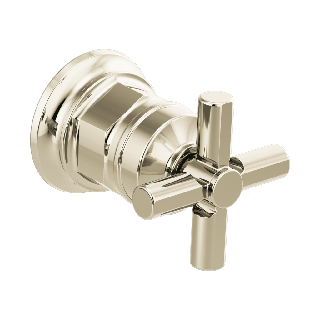 Brizo HX5876-PN Invari Wall Mount Lavatory Cross Handle Kit Brilliance Polished Nickel