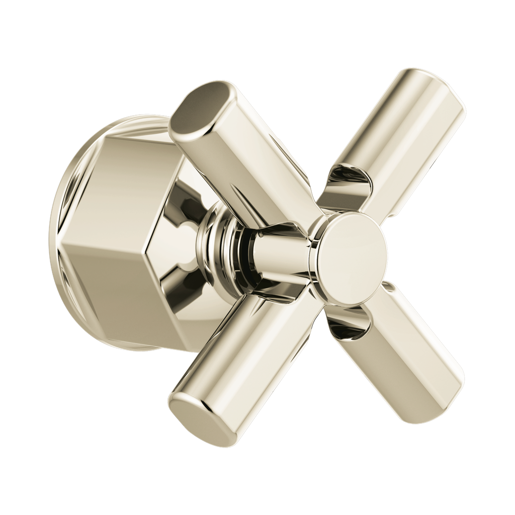 Brizo HX6676-PN Invari Sensori Thermostatic Valve Trim Cross Handle Kit Brilliance Polished Nickel