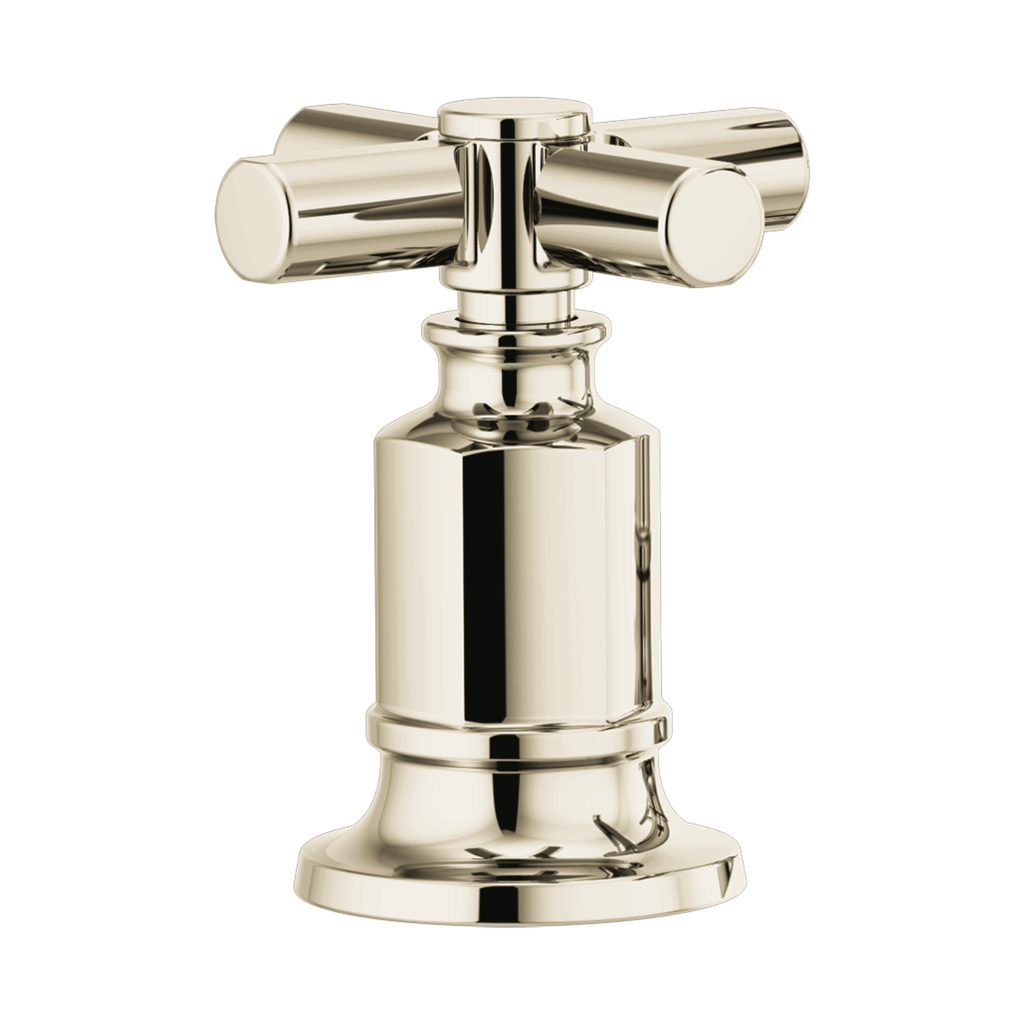 Brizo HX676-PN Invari Roman Tub Faucet Cross Handle Kit Brilliance Polished Nickel