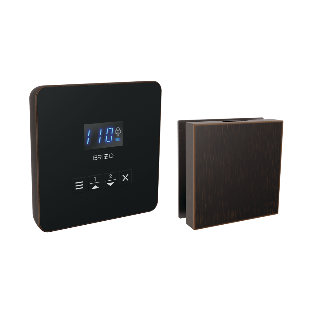 Brizo 8CH-250L-RB Mystix Square Steam Control And Head Venetian Bronze
