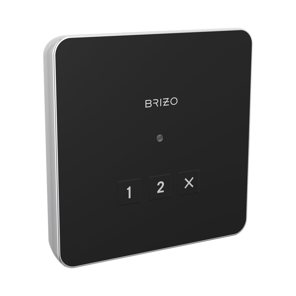 Brizo 8CN-220L-PC-L Mystix Square Exterior Steam Control Lumicoat Polished Chrome