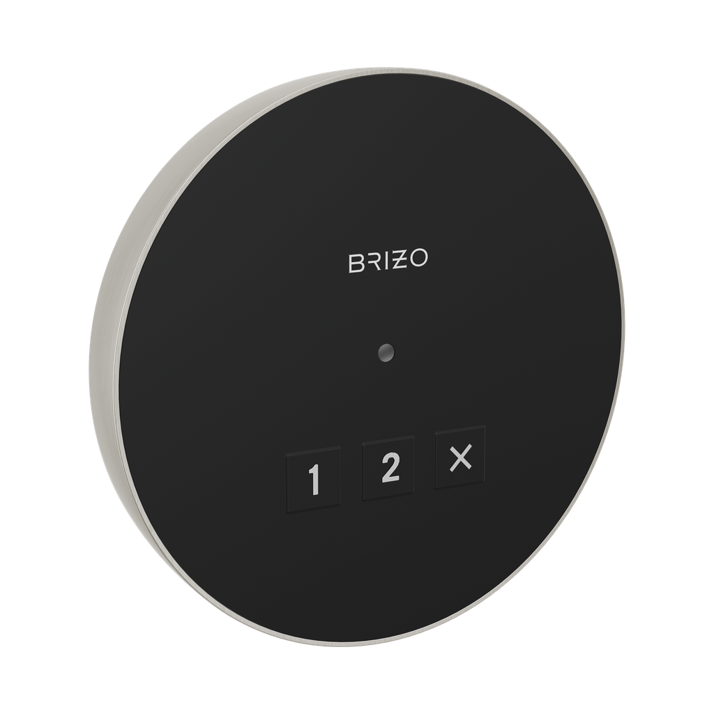 Brizo 8CN-220R-BN-L Mystix Round Exterior Steam Control Lumicoat Brushed Nickel