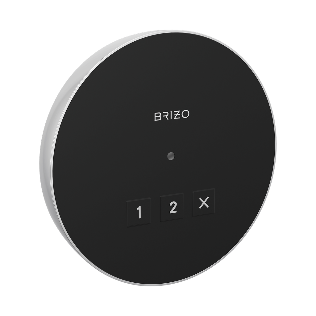 Brizo 8CN-220R-PC-L Mystix Round Exterior Steam Control Lumicoat Polished Chrome