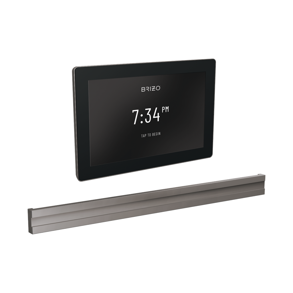Brizo 8CB-600S-BNX-L Mystix Square Steam Control And Bilateral Head Lumicoat Black Onyx