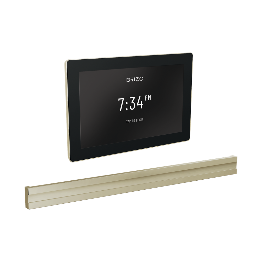 Brizo 8CB-600S-PN-L Mystix Square Steam Control And Bilateral Head Lumicoat Polished Nickel