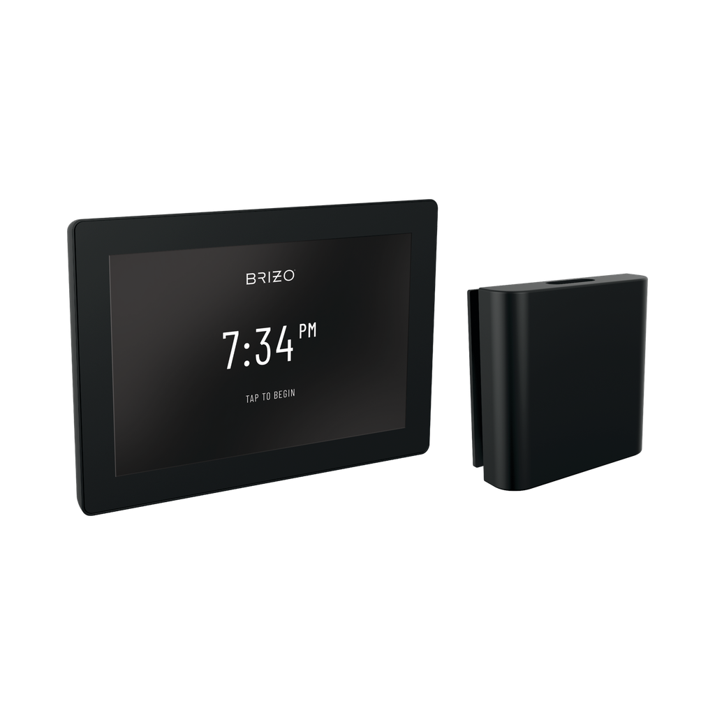 Brizo 8CH-600S-BL Mystix Square Steam Control And Head Matte Black