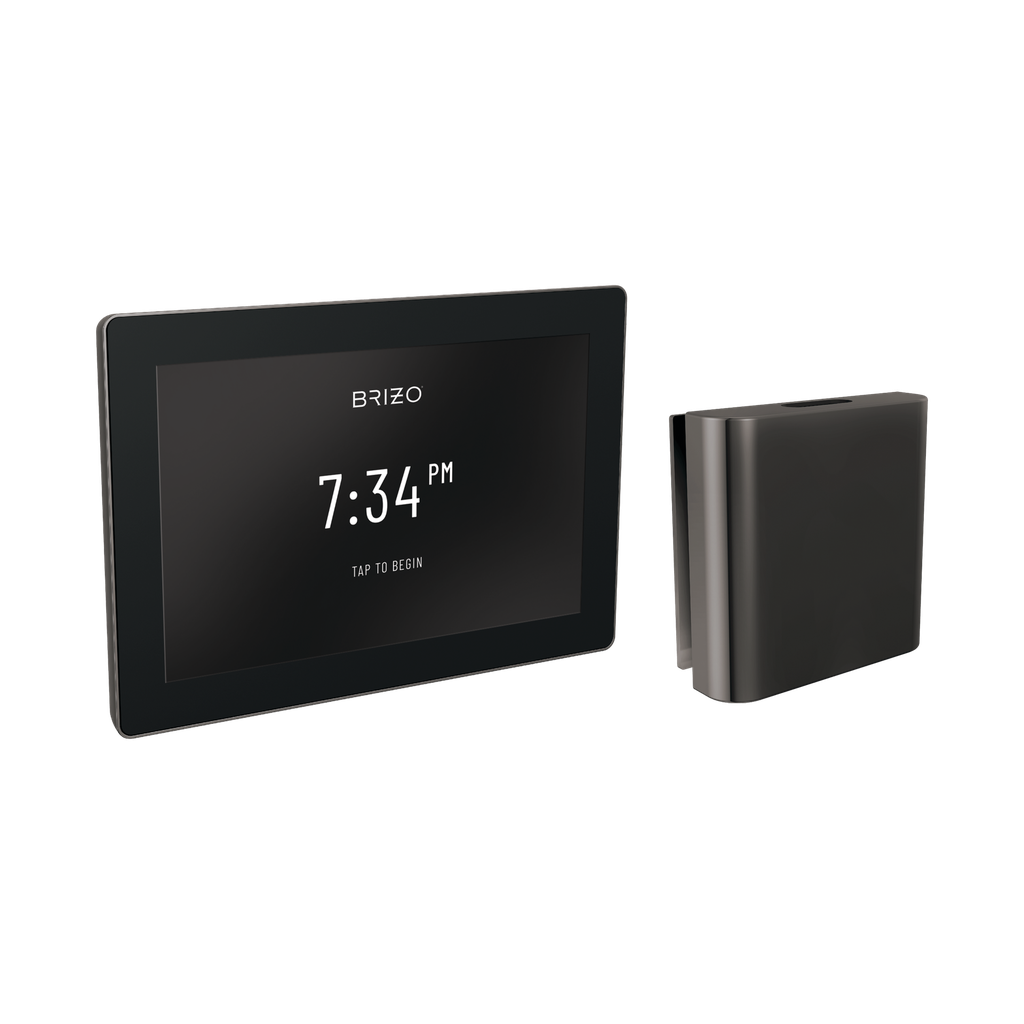 Brizo 8CH-600S-BNX-L Mystix Square Steam Control And Head Lumicoat Black Onyx