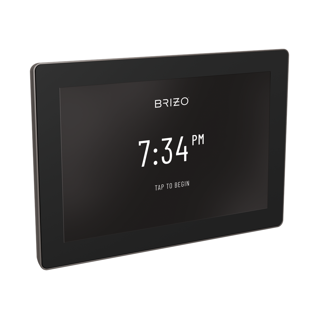 Brizo 8CN-600S-BNX-L SensoriPlus Square Digital Shower And Steam Control Lumicoat Black Onyx