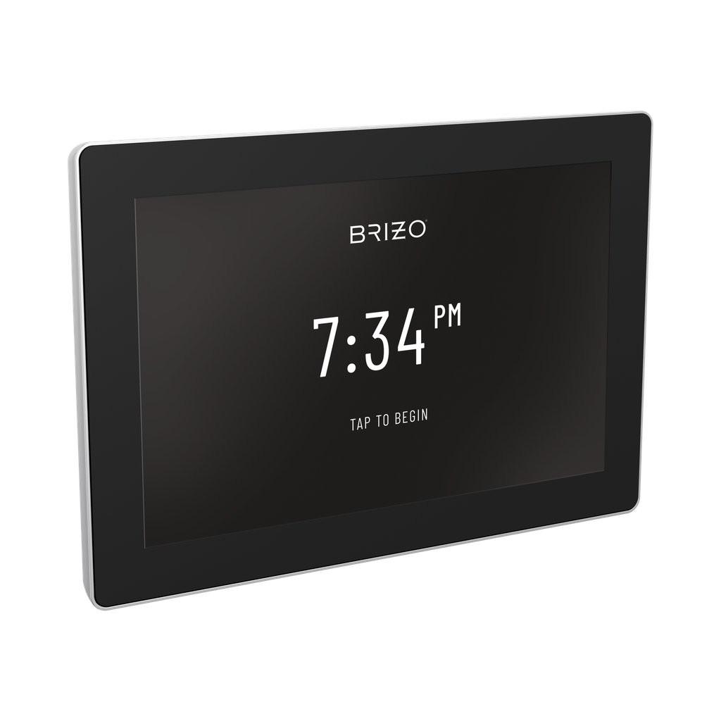 Brizo 8CN-600S-PC-L SensoriPlus Square Digital Shower And Steam Control Lumicoat Polished Chrome