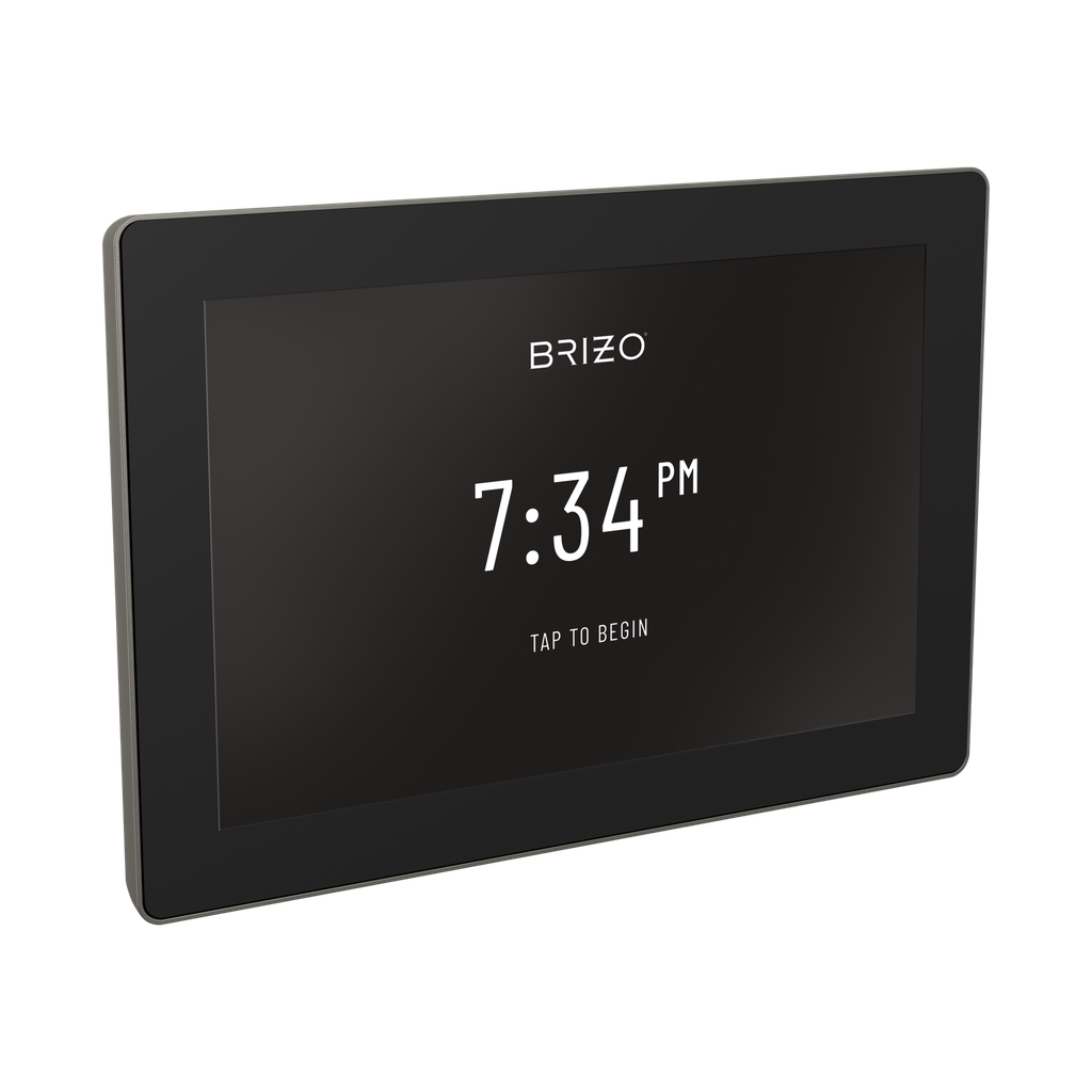 Brizo 8CN-600S-SL-L SensoriPlus Square Digital Shower And Steam Control Lumicoat Luxe Steel