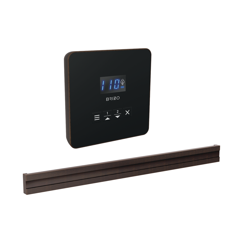Brizo 8CB-250L-RB Mystix Square Steam Control And Bilateral Head Venetian Bronze