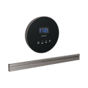 Brizo 8CB-250R-BNX-L Mystix Round Steam Control And Bilateral Head Lumicoat Black Onyx