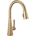 Delta 19802Z-CZ-DST Lenta Single Handle Kitchen Faucet Champagne Bronze