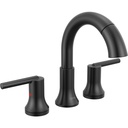 Delta 3559-BLPD-DST Trinsic Two Handle Widespread Pull Down Bathroom Matte Black