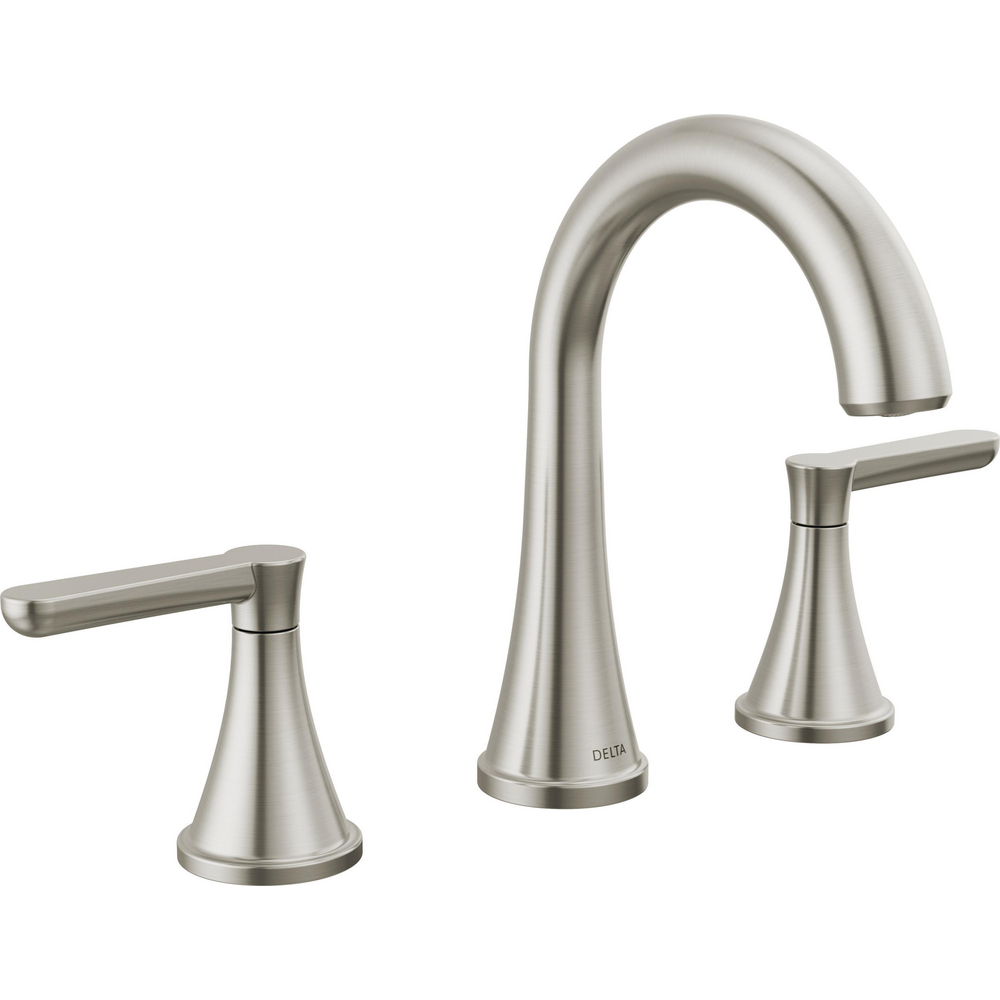 Delta 35860LF-SP Greydon Two Handle Widespread Faucet Brushed Nickel