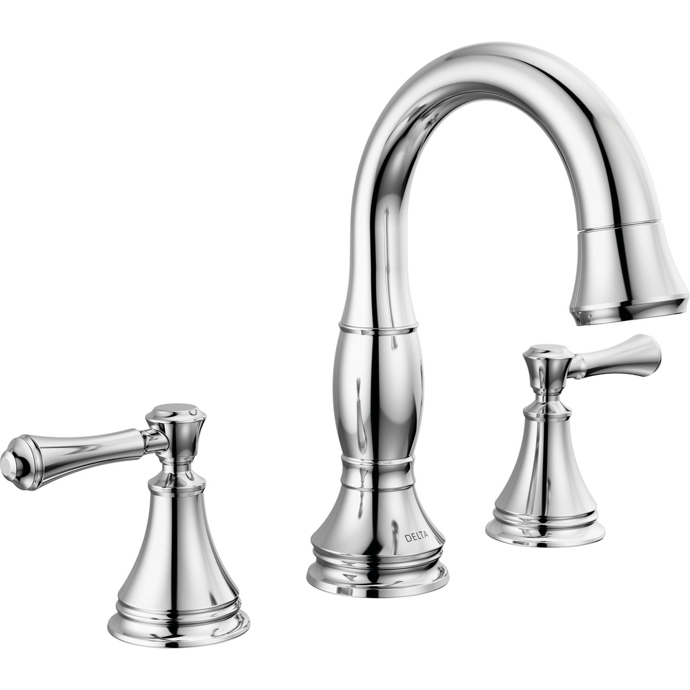 Delta 3597-PD-DST Cassidy Two Handle Widespread Pull Down Bathroom Chrome
