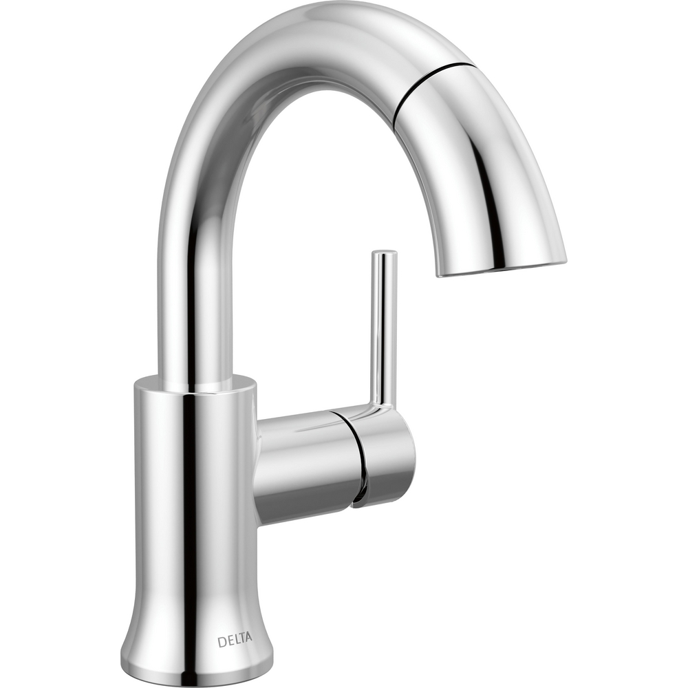 Delta 559HAR-PD-DST Trinsic Single Handle Pull Down Bathroom Faucet Chrome