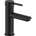 Delta 560LF-BL-PP-LPU Modern Cylindrical Single Handle Lavatory Faucet Matte Black Less Pop Up