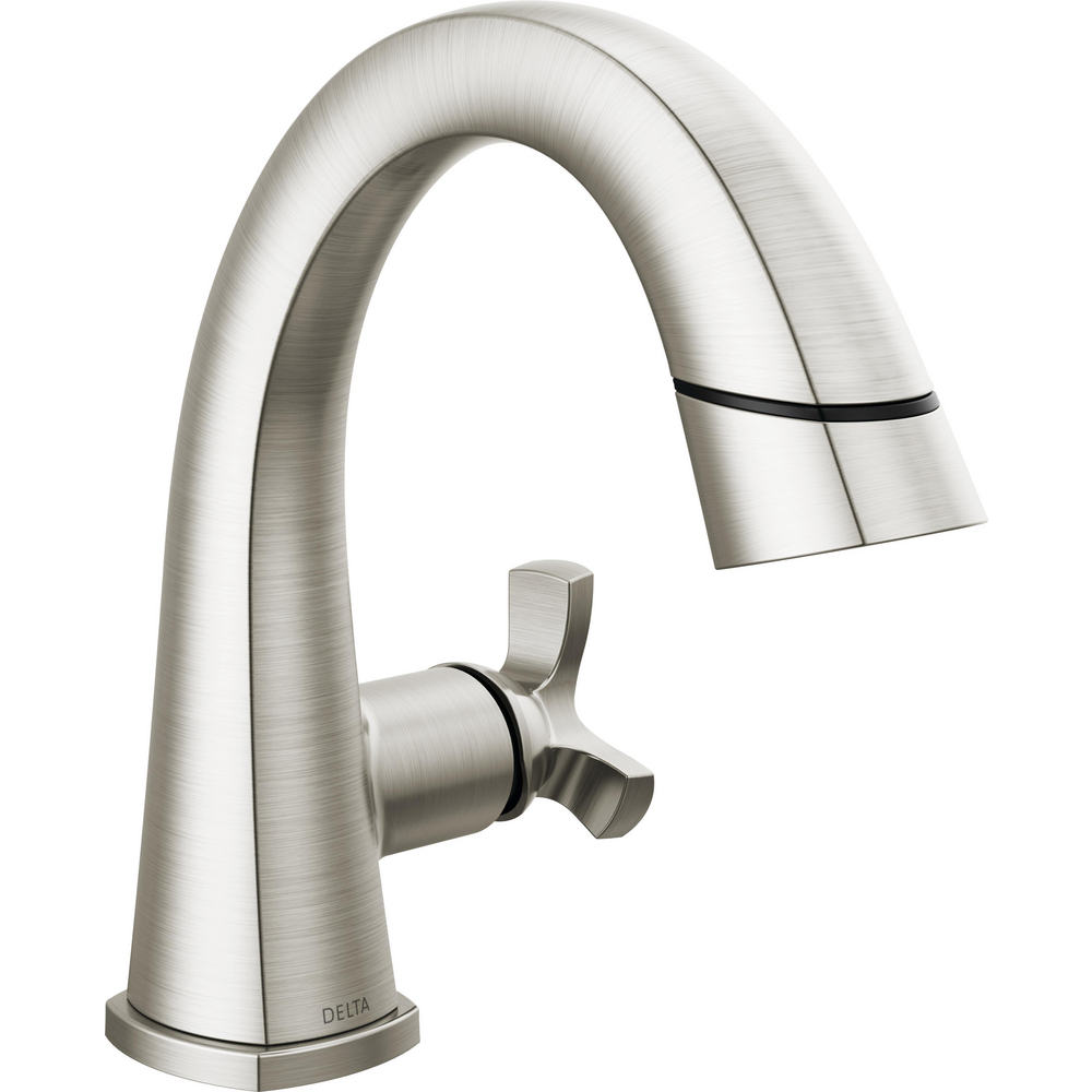 Delta 5776-SSPD-PR-DST Stryke Single Handle Pull Down Bathroom Faucet Stainless