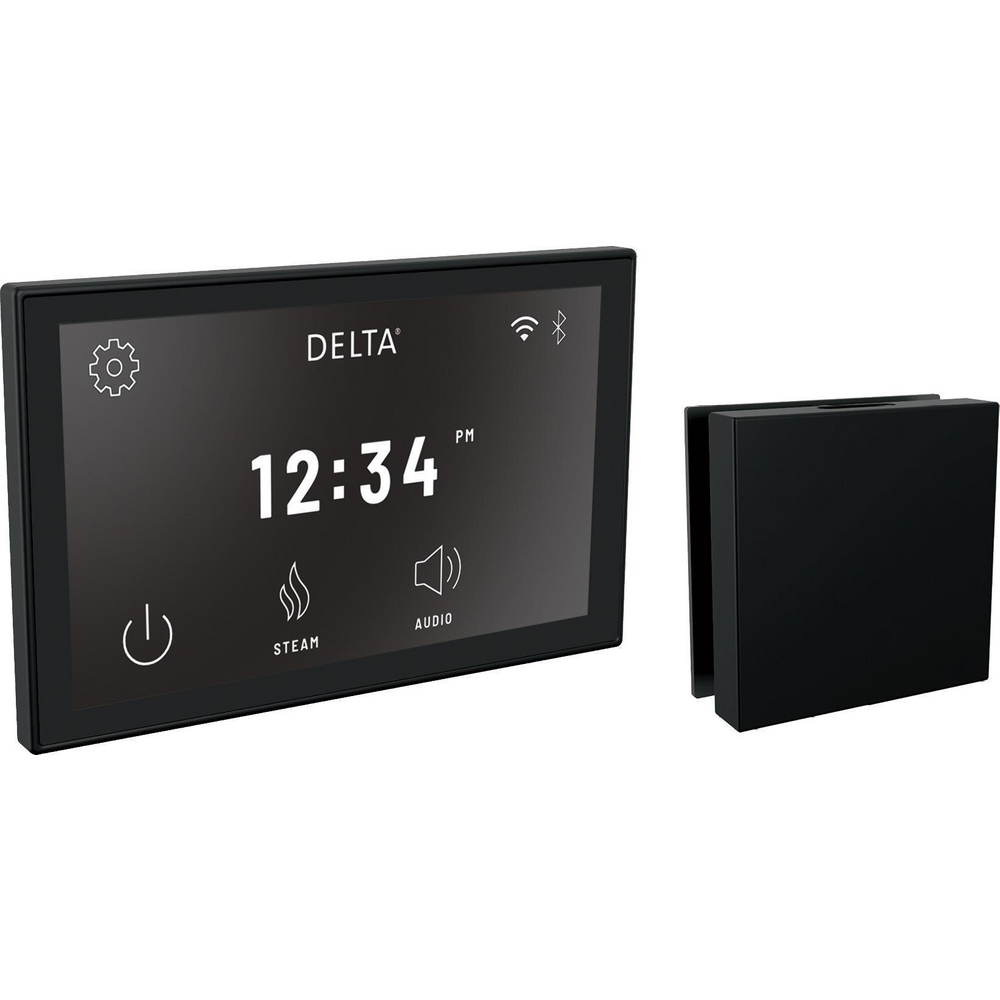 Delta 5CH-550L-BL Steamscape Linear Square Deluxe Package Matte Black