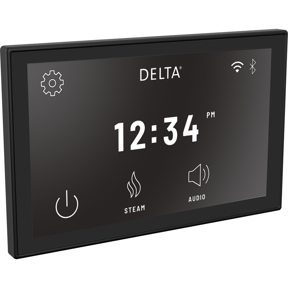 Delta 5CN-550L-BL ShowerSense Linear Square Digital Interface Matte Black