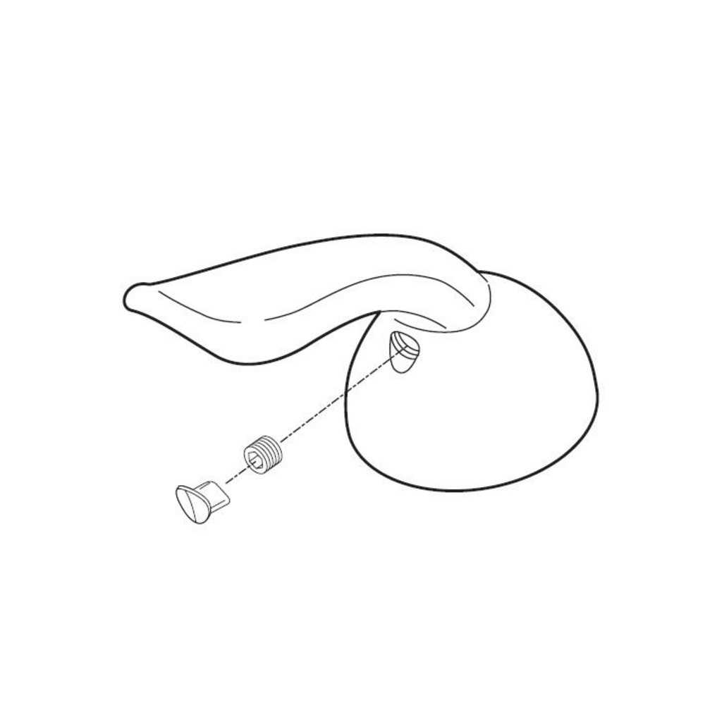 Delta RP51342 Lahara Single Lever Handle Kit Chrome
