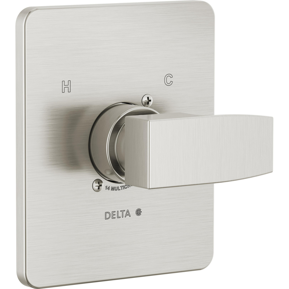 Delta T14067-SS-PP Modern Angular Valve Only Trim Stainless Steel