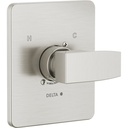 Delta T14067-SS-PP Modern Angular Valve Only Trim Stainless Steel